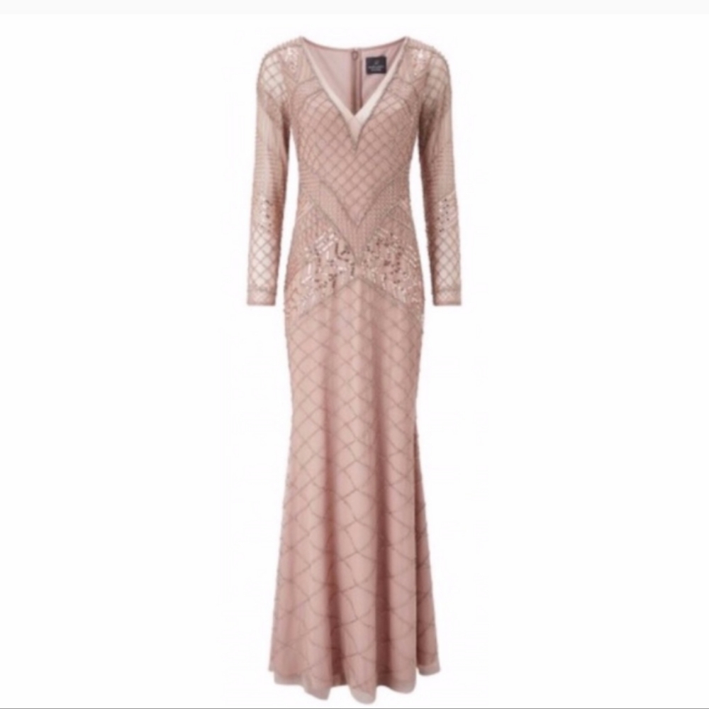 Adrianna Papell Rose Gold Gown